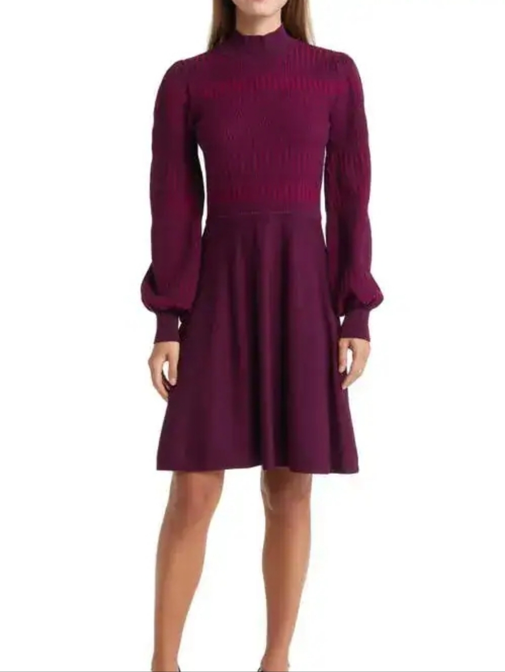 NWT ELIZA J | $148 Jacquard Sweater Dress - Picture 2 of 5